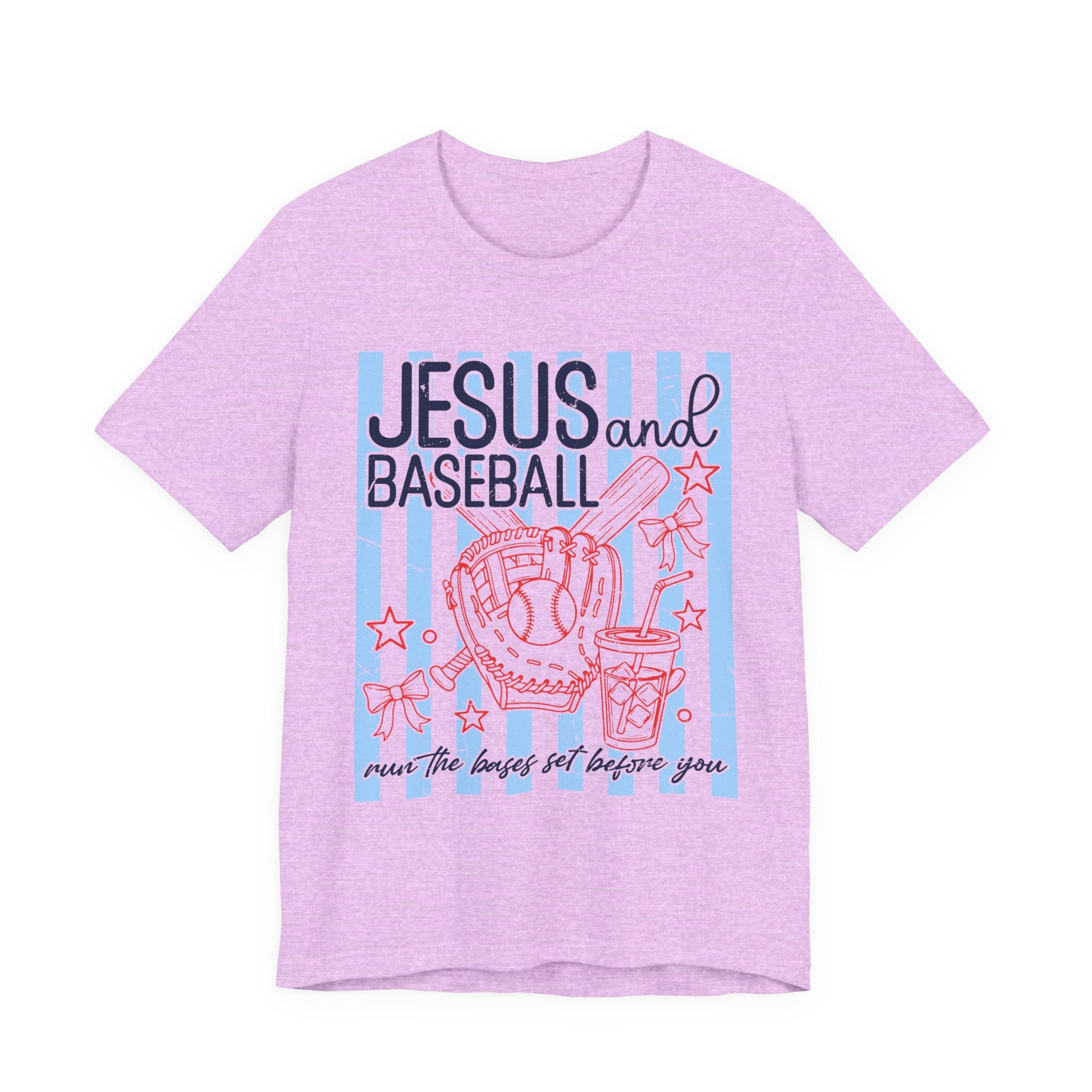 Jesus and Baseball T-Shirt — Faith & Play Graphic Tee ("Jesus and Baseball")