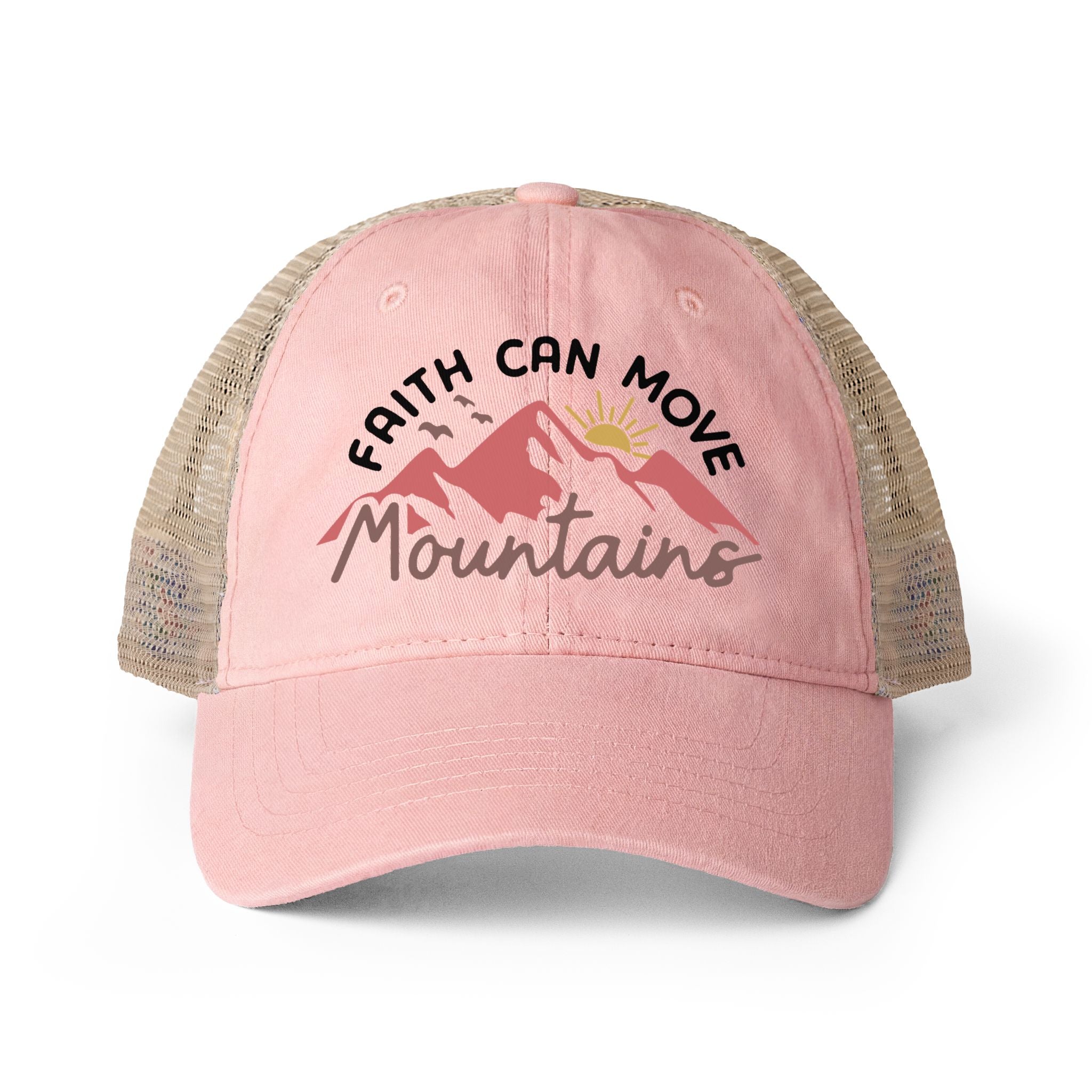 Women's Washed Mesh-Back Cap