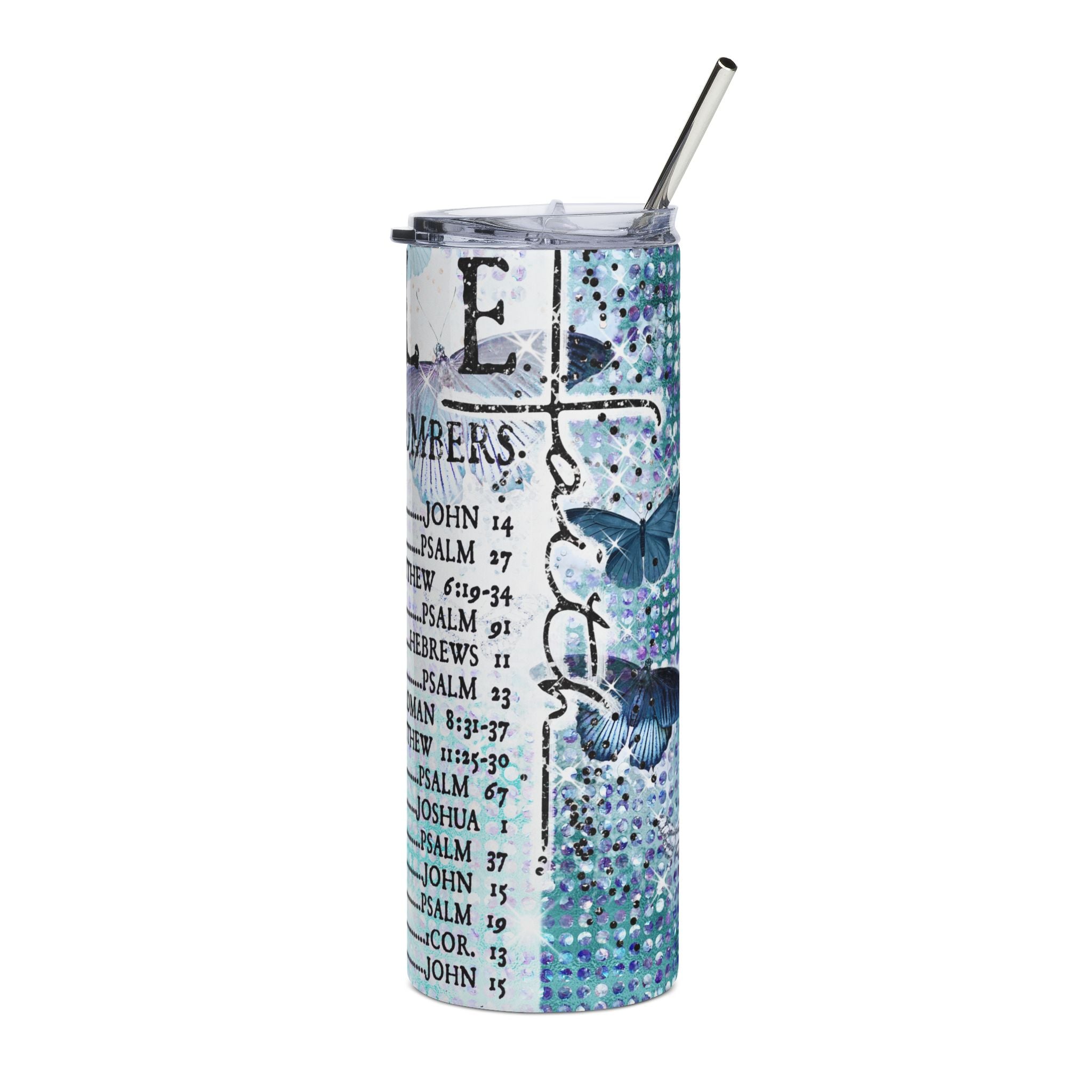 Bible Emergency Tumbler — 20oz Stainless Steel Inspirational Travel Cup