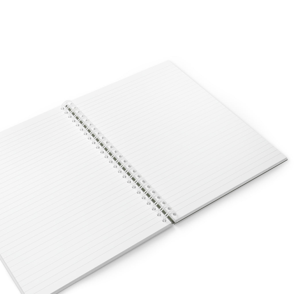 Sermon Notes Spiral Notebook — Olive Green Butterfly Faith Journal