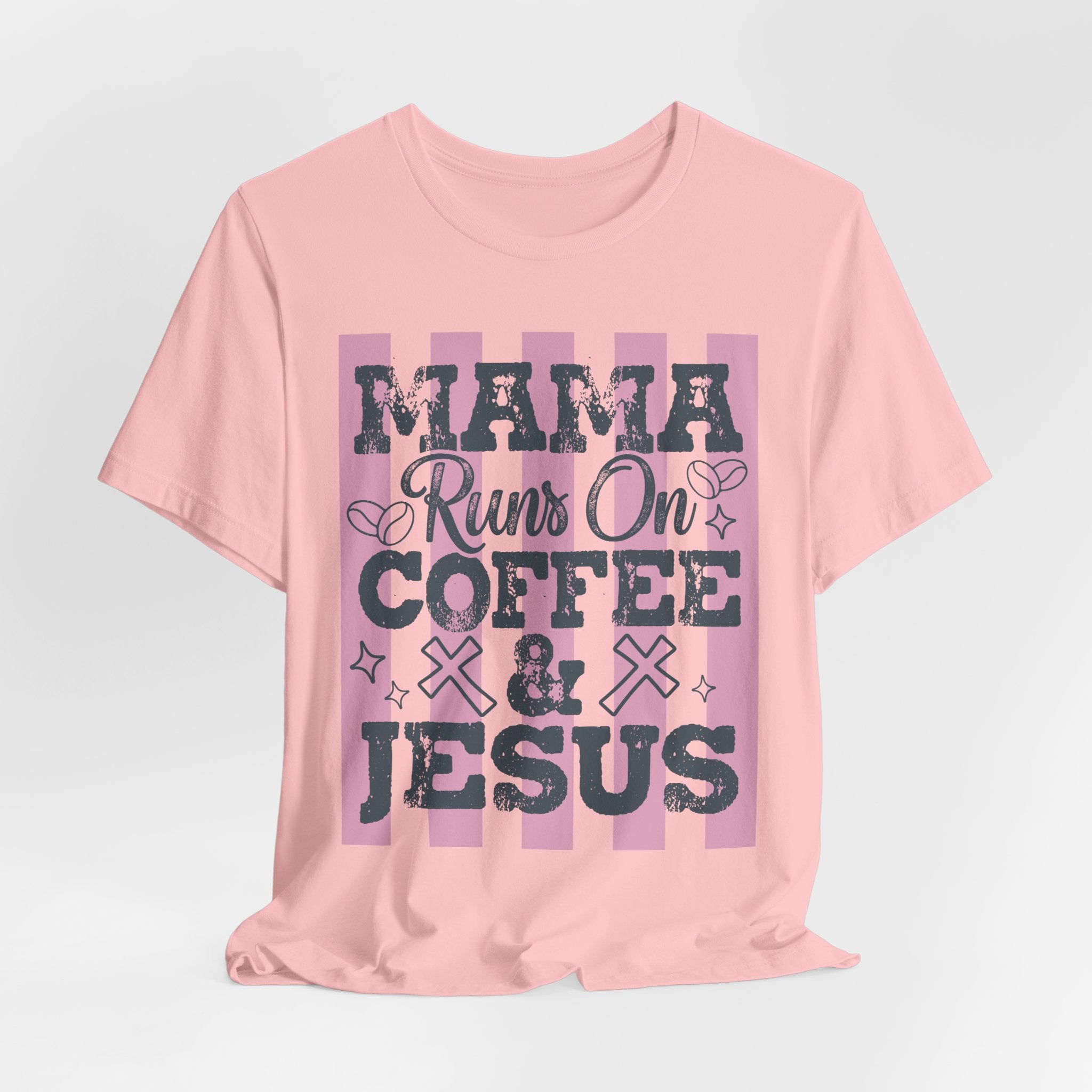 Mama Runs on Coffee & Jesus T-Shirt