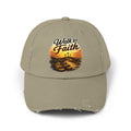 Walk By Faith Distressed Cap