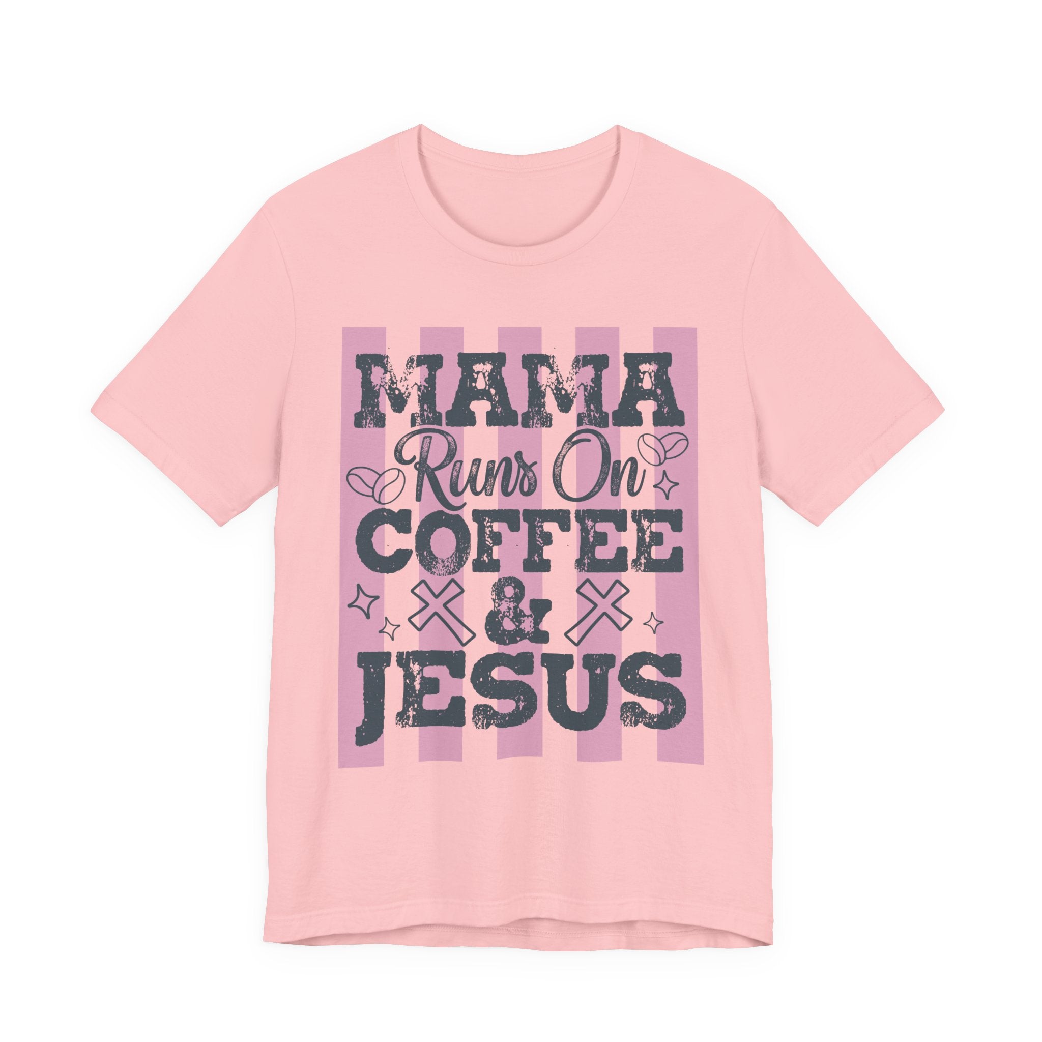 Mama Runs on Coffee & Jesus T-Shirt