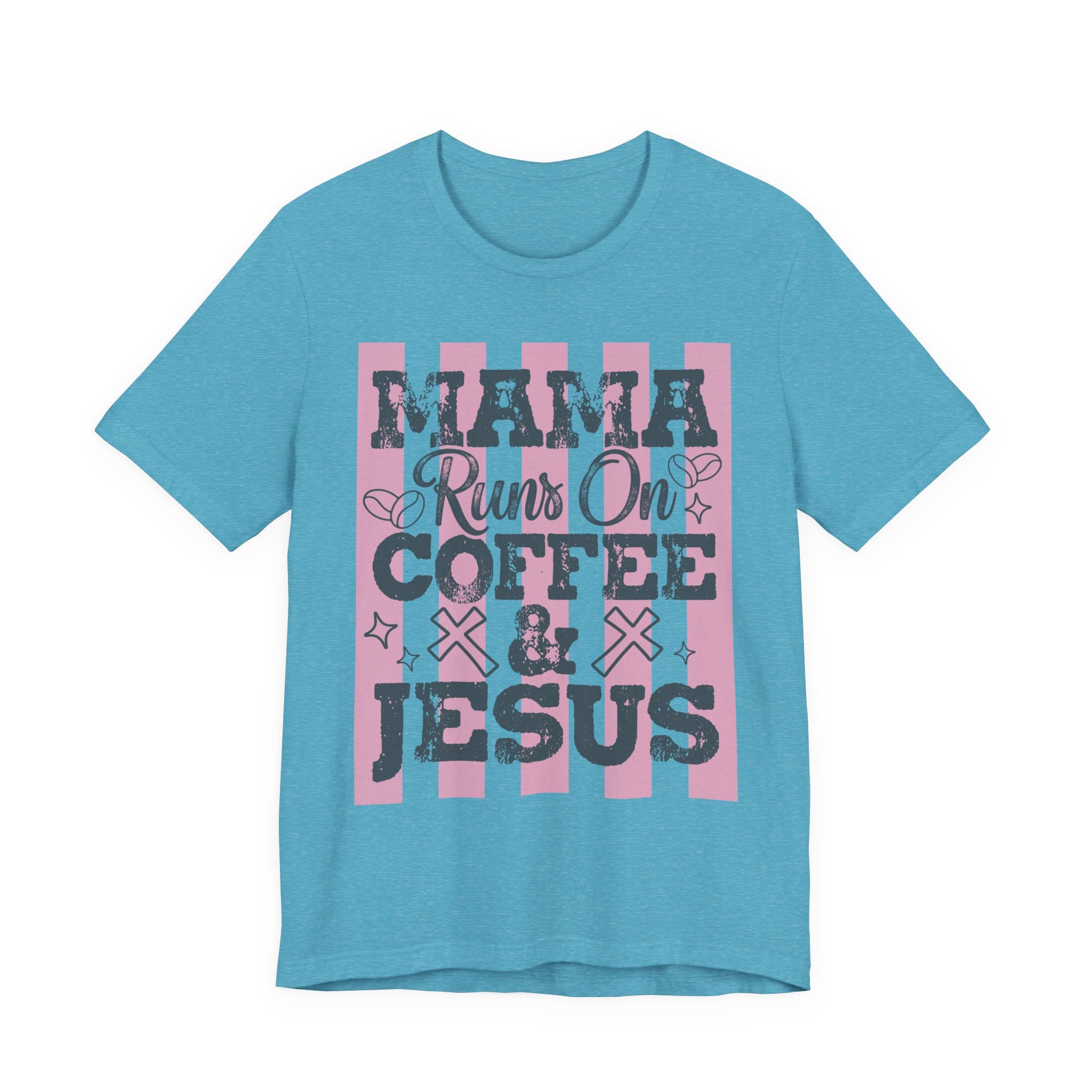 Mama Runs on Coffee & Jesus T-Shirt
