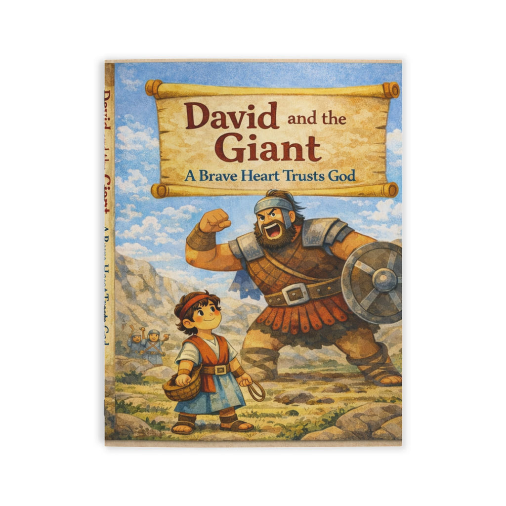 David and the Giant Coloring Book — Christian Bible Story Coloring Book for Kids
