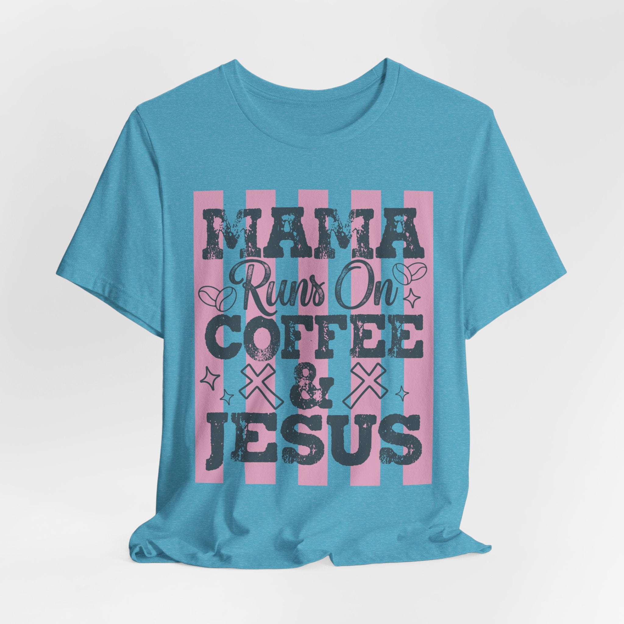 Mama Runs on Coffee & Jesus T-Shirt