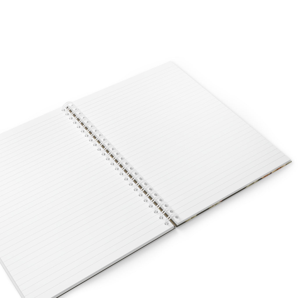 Sunday Journal Spiral Notebook — Vintage Floral Notebook for Reflection & Planning