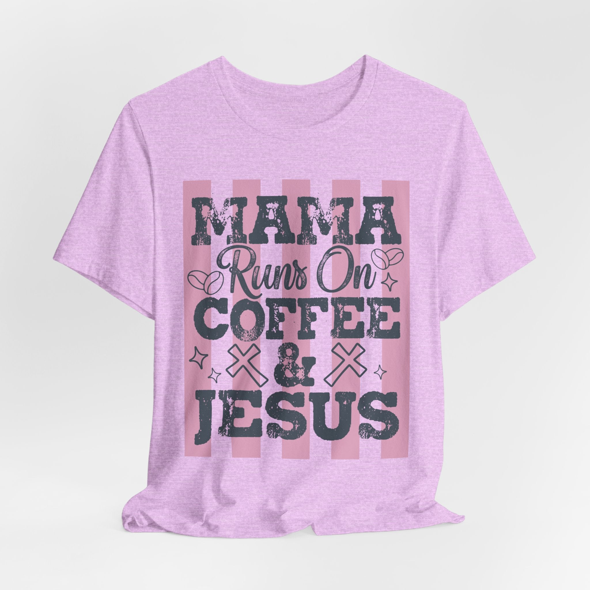 Mama Runs on Coffee & Jesus T-Shirt