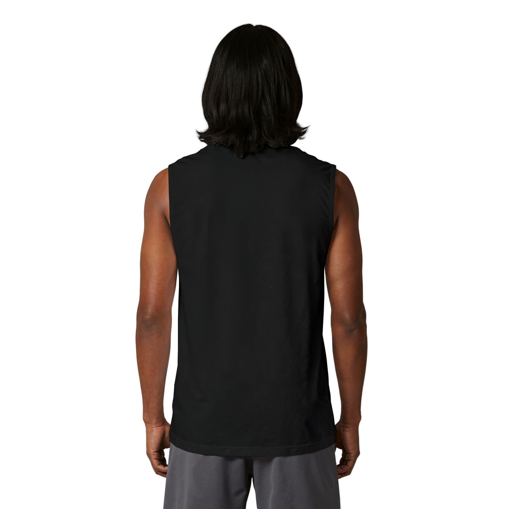 Christian Lion of Judah Muscle Tank – Jesus Crown of Thorns Fire Cross Graphic