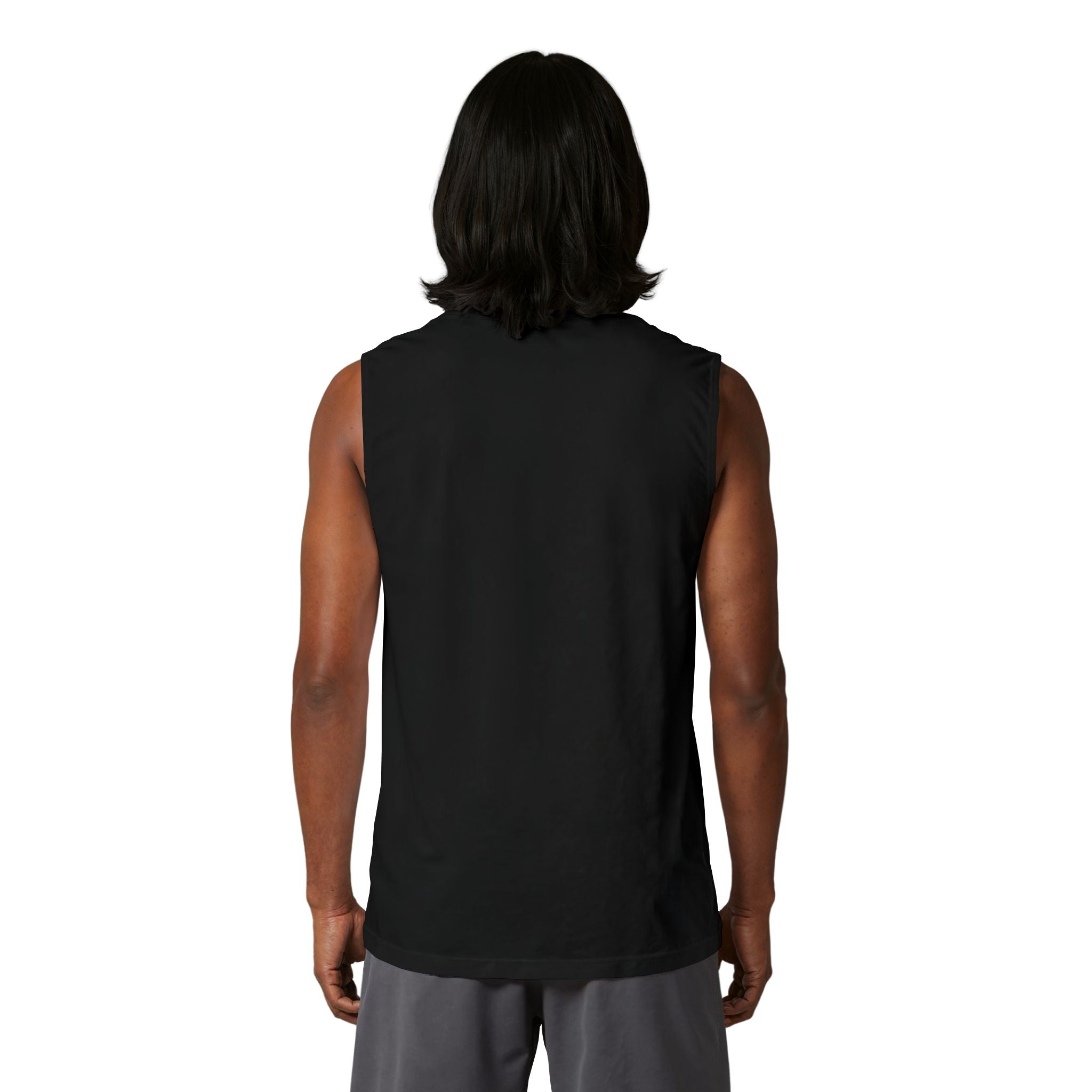 Christian Lion of Judah Muscle Tank – Jesus Crown of Thorns Fire Cross Graphic