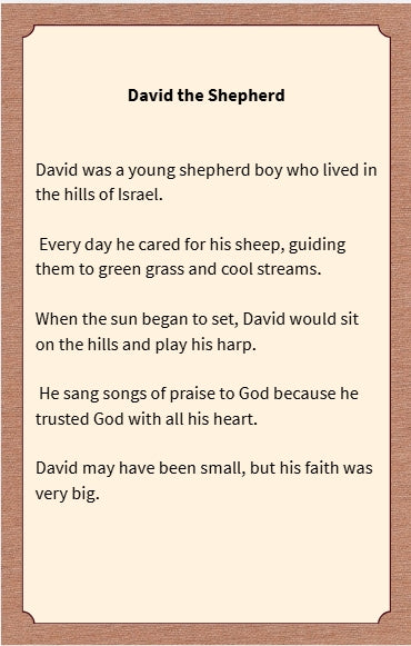 David and The Giant: A Brave Heart Trusts God