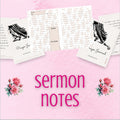 Sermon Notes: Matthew 9:20-22 - Printable Digital Download