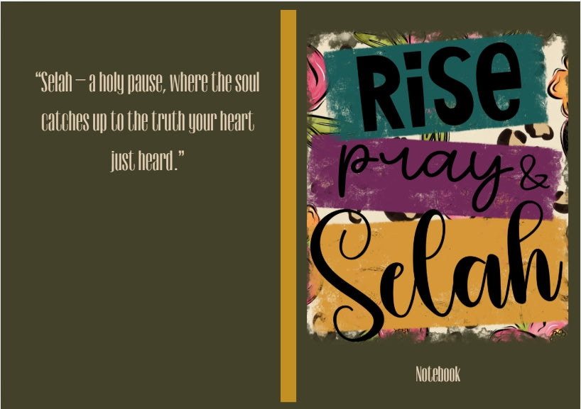 Rise Pray Selah Journal - Printable Digital Download