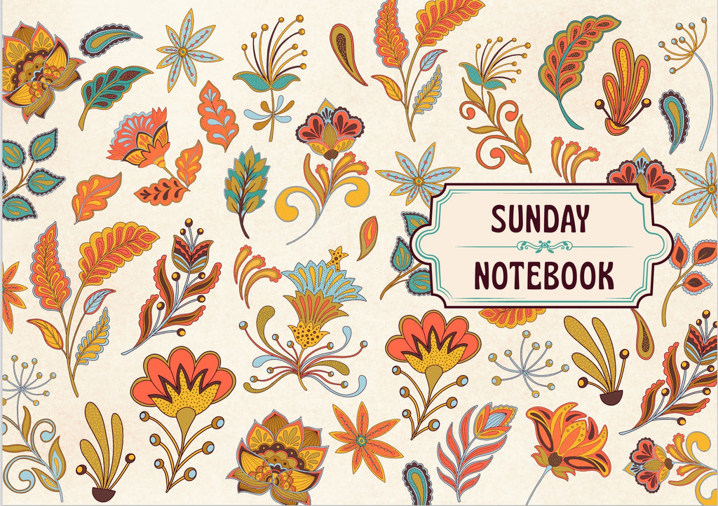 Sunday Notebook - Printable Digital Download