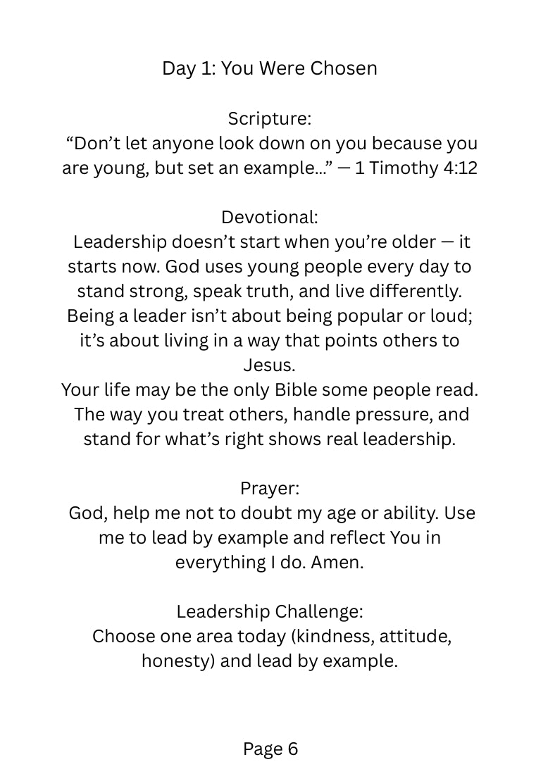Chosen to Lead- FREE Download for a LIMITED TIME
